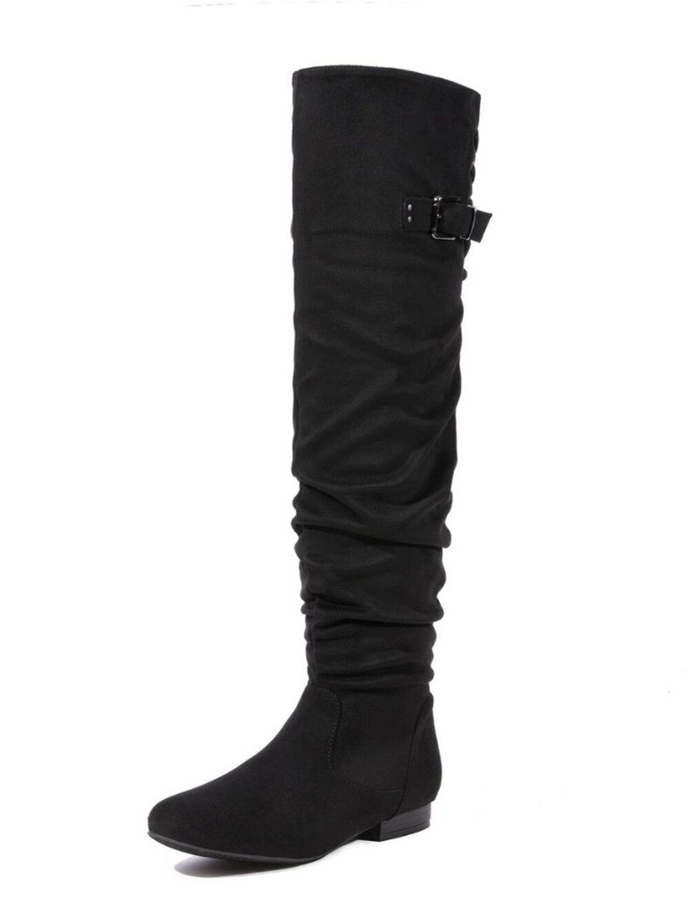 Women's Over The Knee Flats Slouch Thigh Boots